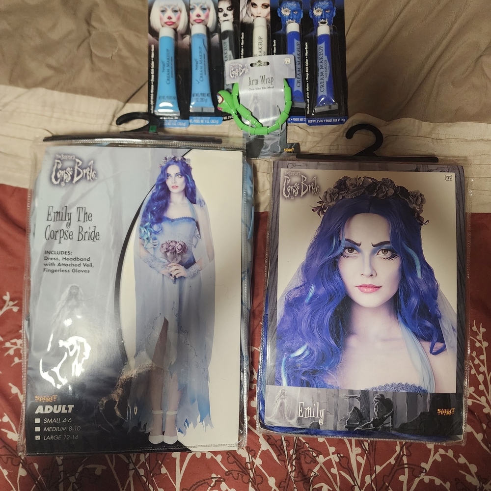 Emily Corpse Bride Cosplay Set